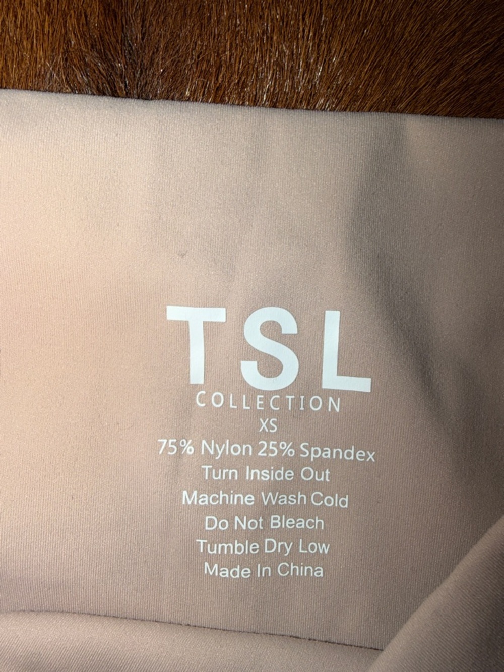 TSL collection Flourish Crossover Legging - Oat XS - Picture 4 of 5
